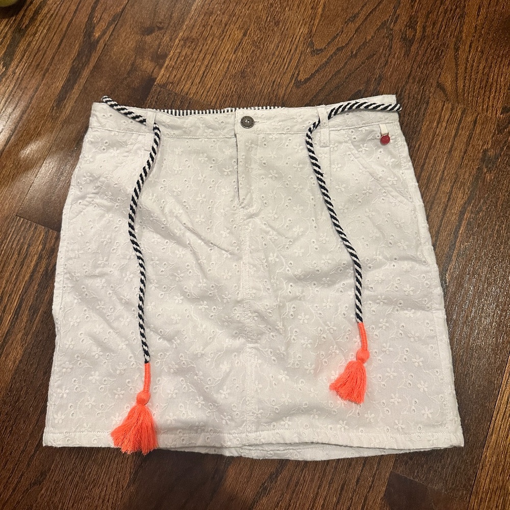 Rapsodia mini white skirt size S